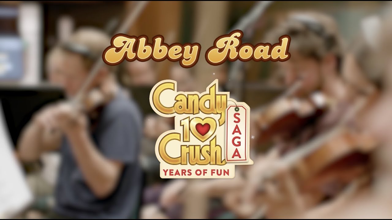 Candy Crush Records New Music at Abbey Road Studios | #10YearsOfFun background