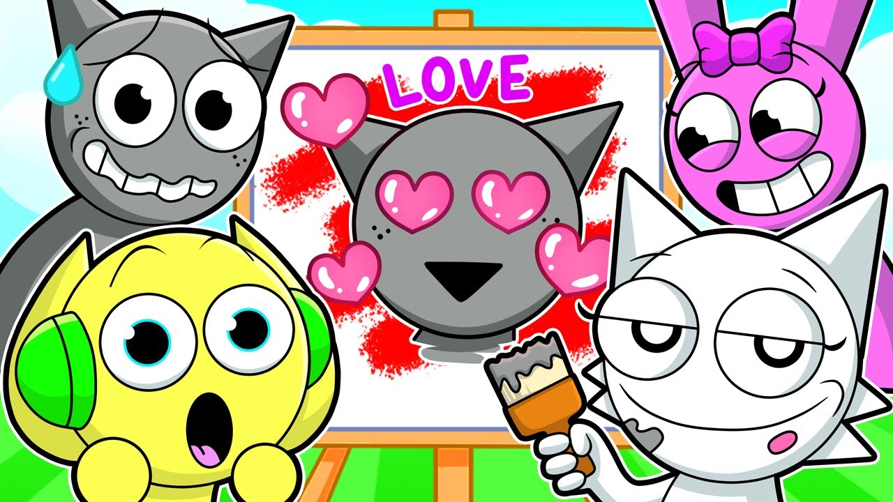SPRUNKI vs SPEED DRAW in Roblox! background