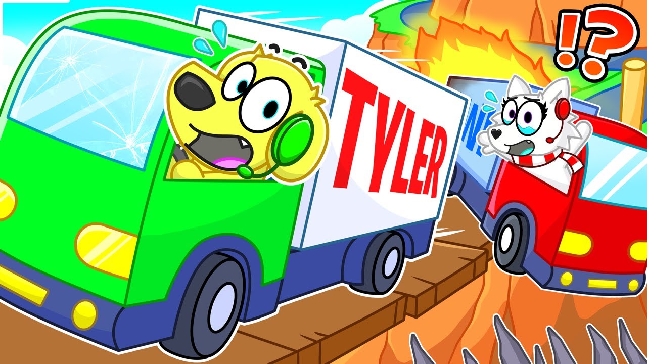 Truck Driving DISASTERS in Roblox! background