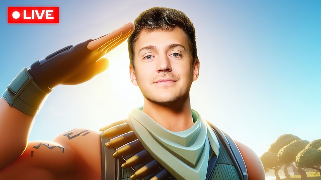 🔴 I Love Fortnite background
