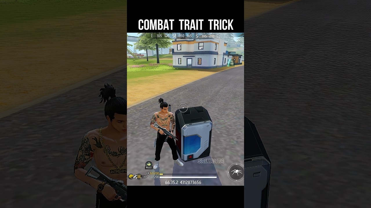 Combat Trait Trick π₯ Free Fire New Loadout Supply Box #srikantaff