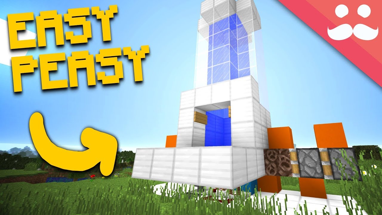 The Simplest PISTON ELEVATOR in Minecraft 1.13!