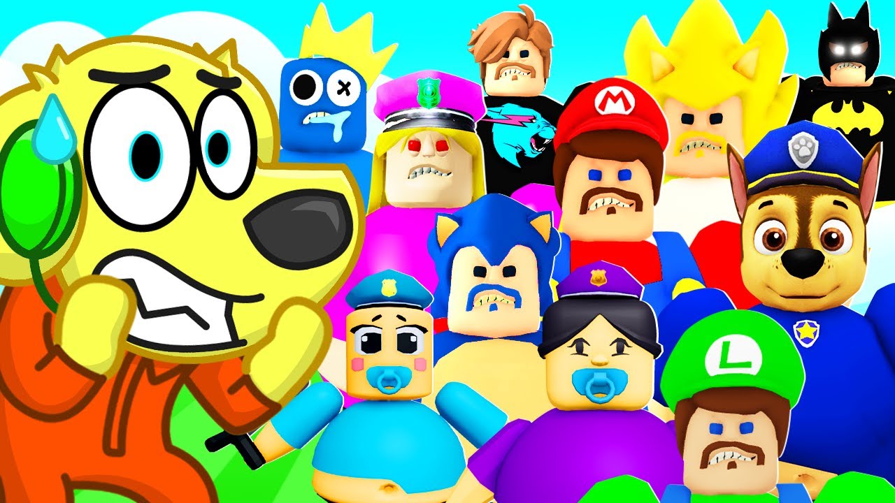 I survived 100 Days in BARRY'S PRISON RUN (Roblox) background