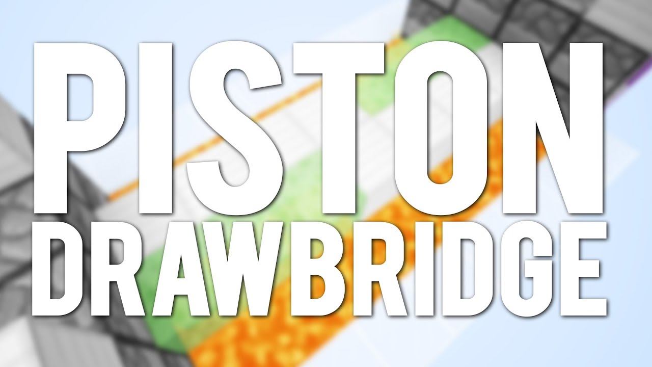 Minecraft: The Fancy Piston Drawbridge
