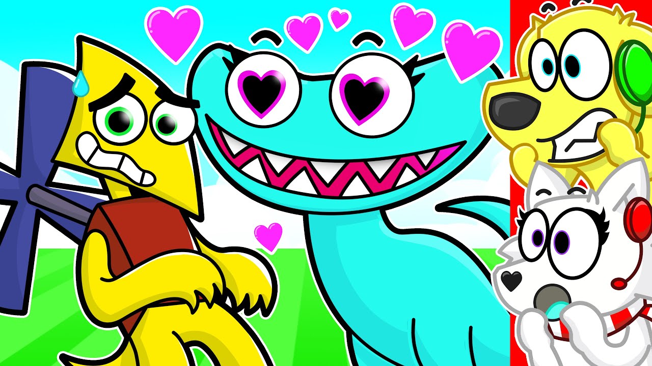 CYAN LOVES YELLOW! background