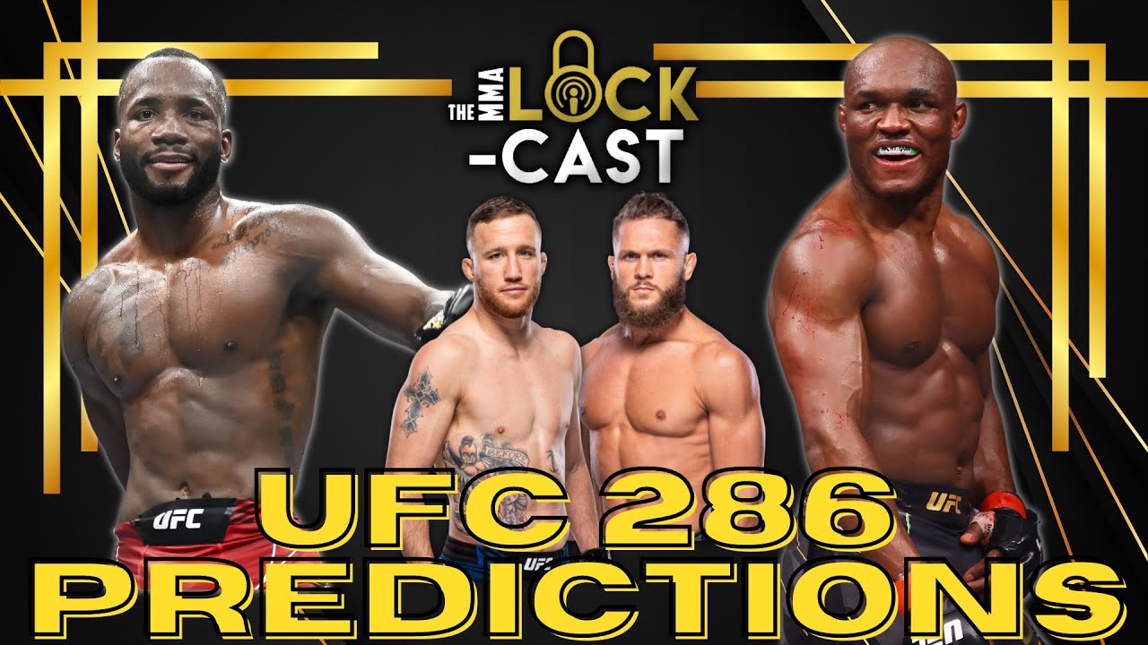 Edwards vs Usman 3 | UFC 286 Full Breakdown and Predictions | The MMA Lock-Cast #193 background