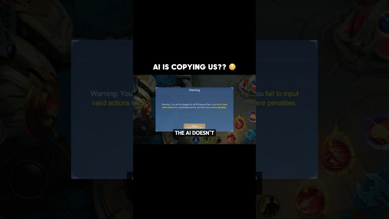 AI IS COPYING US? ๐ณ #mlbb mobilelegends