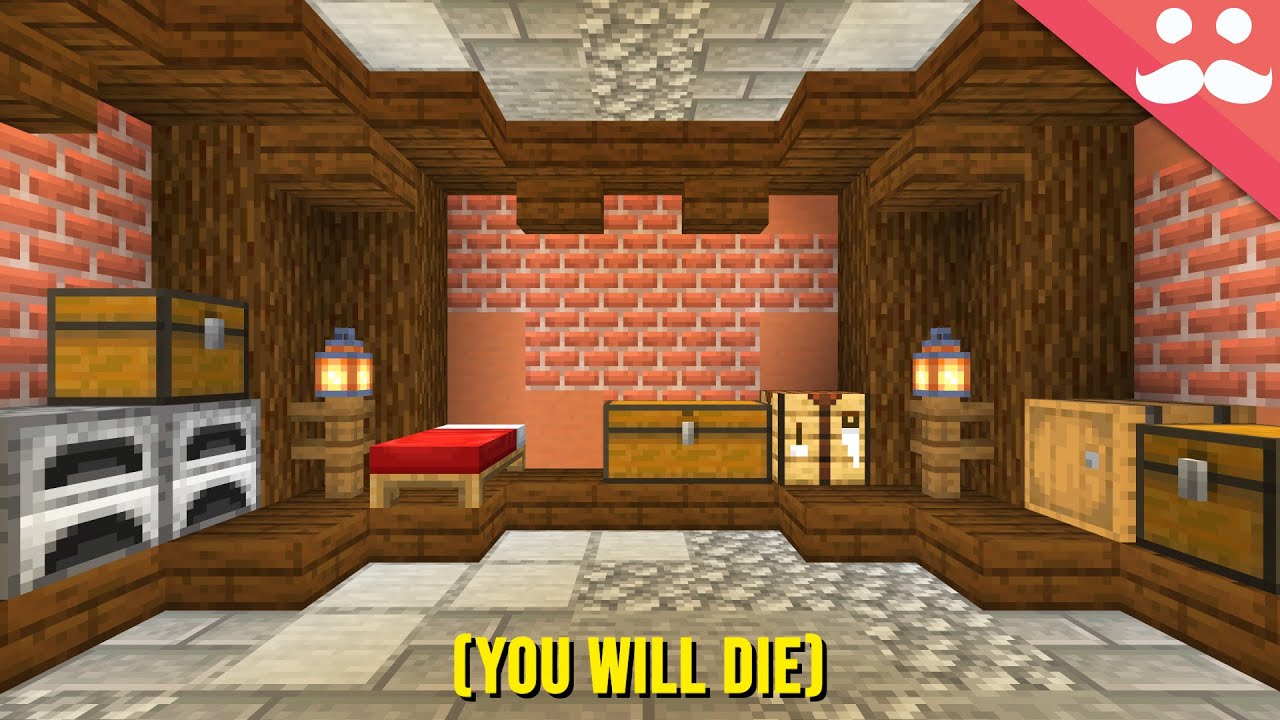 The most dangerous room in Minecraft background