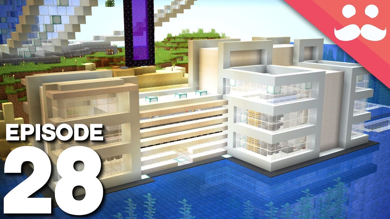 Hermitcraft 6: Episode 28 - The CITY STARTS Here! background