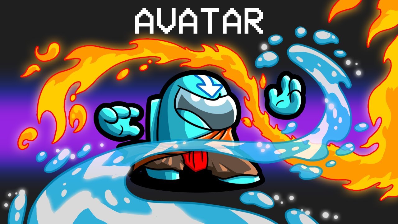 Avatar Mod in Among Us background