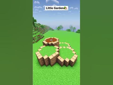 Minecraft Little Garden🏡 #minecraft #minecraftbuilds #minecrafttutorial #viral background