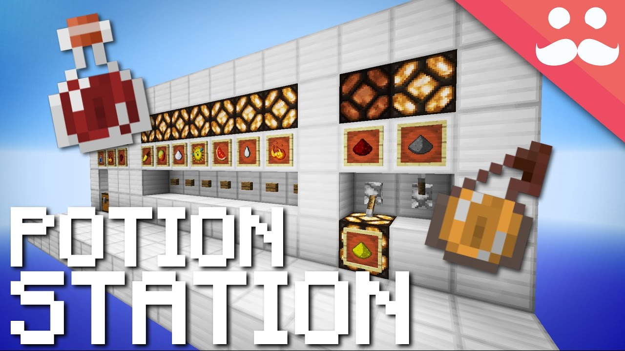 Minecraft: Mega Potion Brewing Station! background