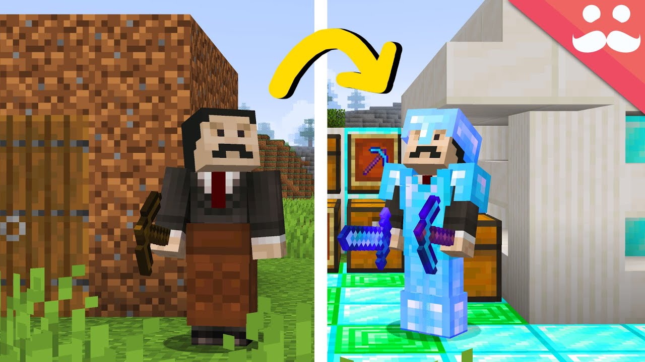 How to be GOOD at Minecraft! background