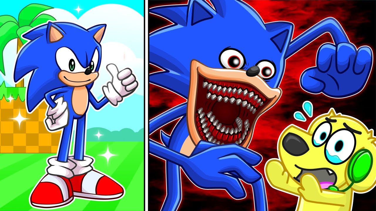 Roblox SONIC but HE SLOWLY GETS CREEPY..