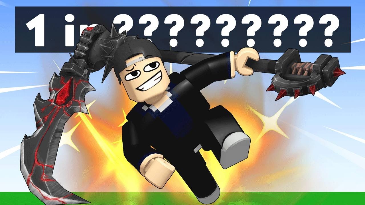 I Found a 1 in 123,456 Weapon in Roblox RNG Battles background