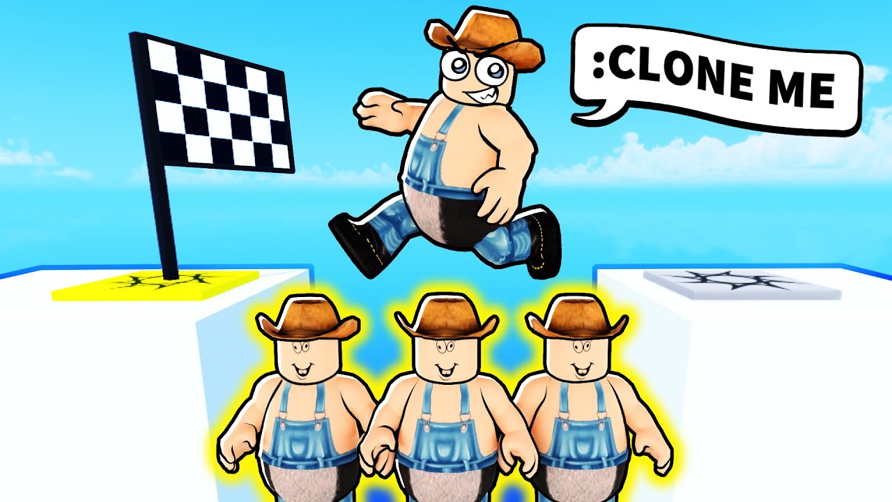 ROBLOX OBBY BUT YOU CLONE YOURSELF