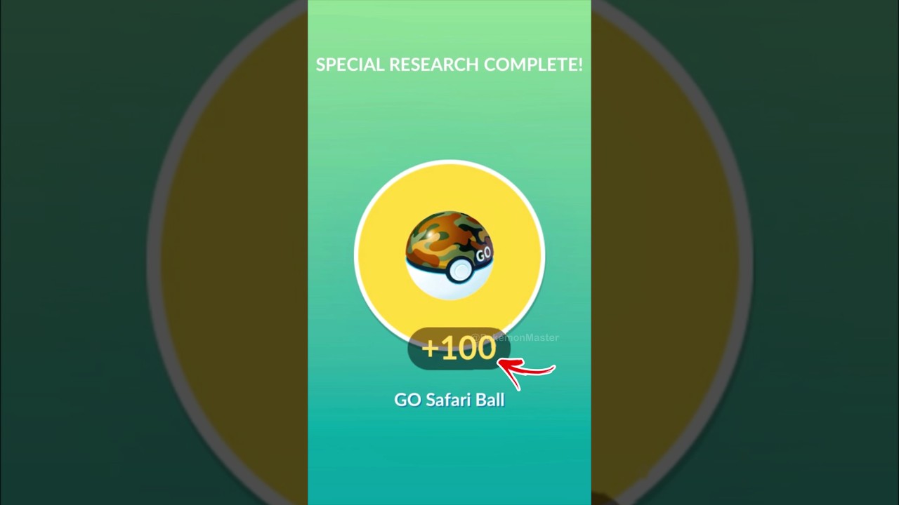 Collecting and Using Safari Ball in Pokemon GO. background