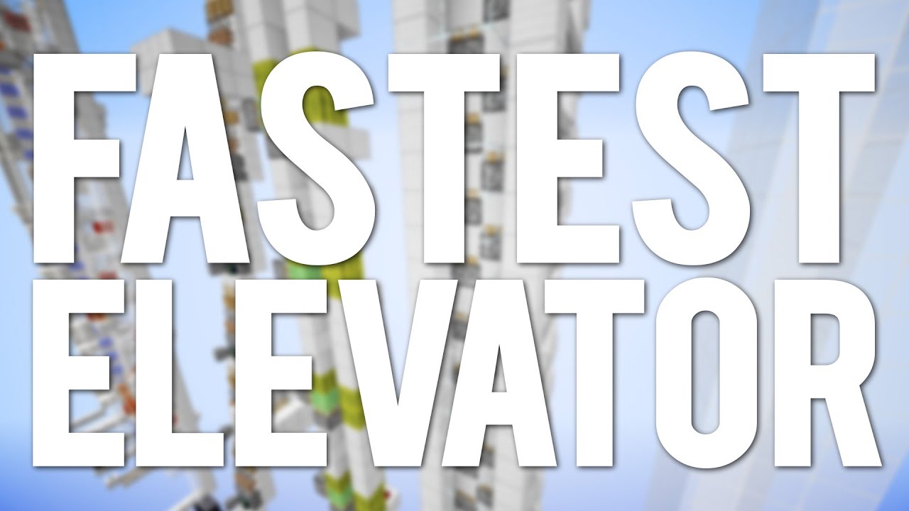 What is the Fastest Elevator in Minecraft? background