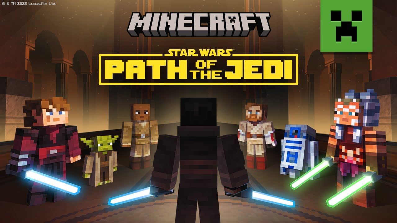 Minecraft x Star Wars Path of the Jedi background