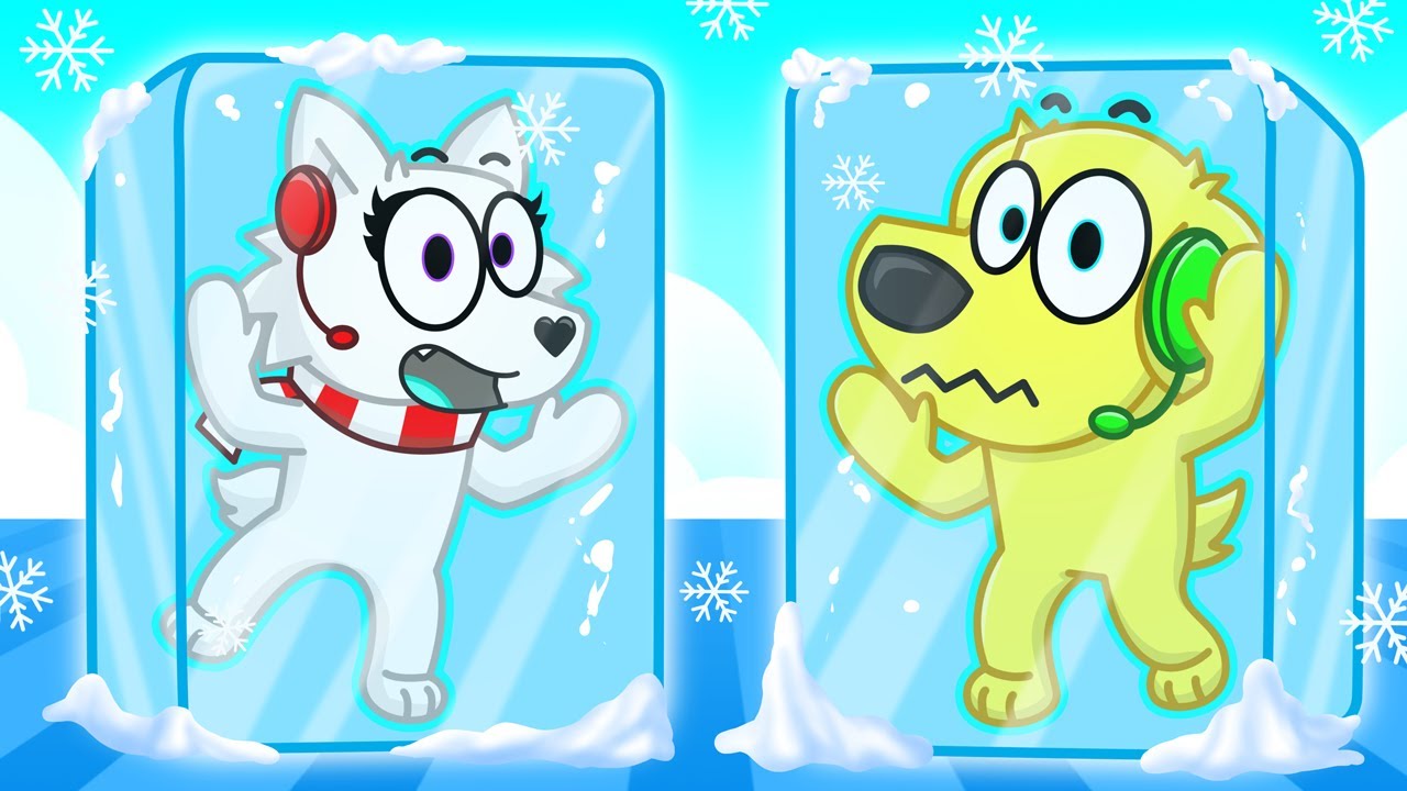 We're FROZEN in Roblox! background