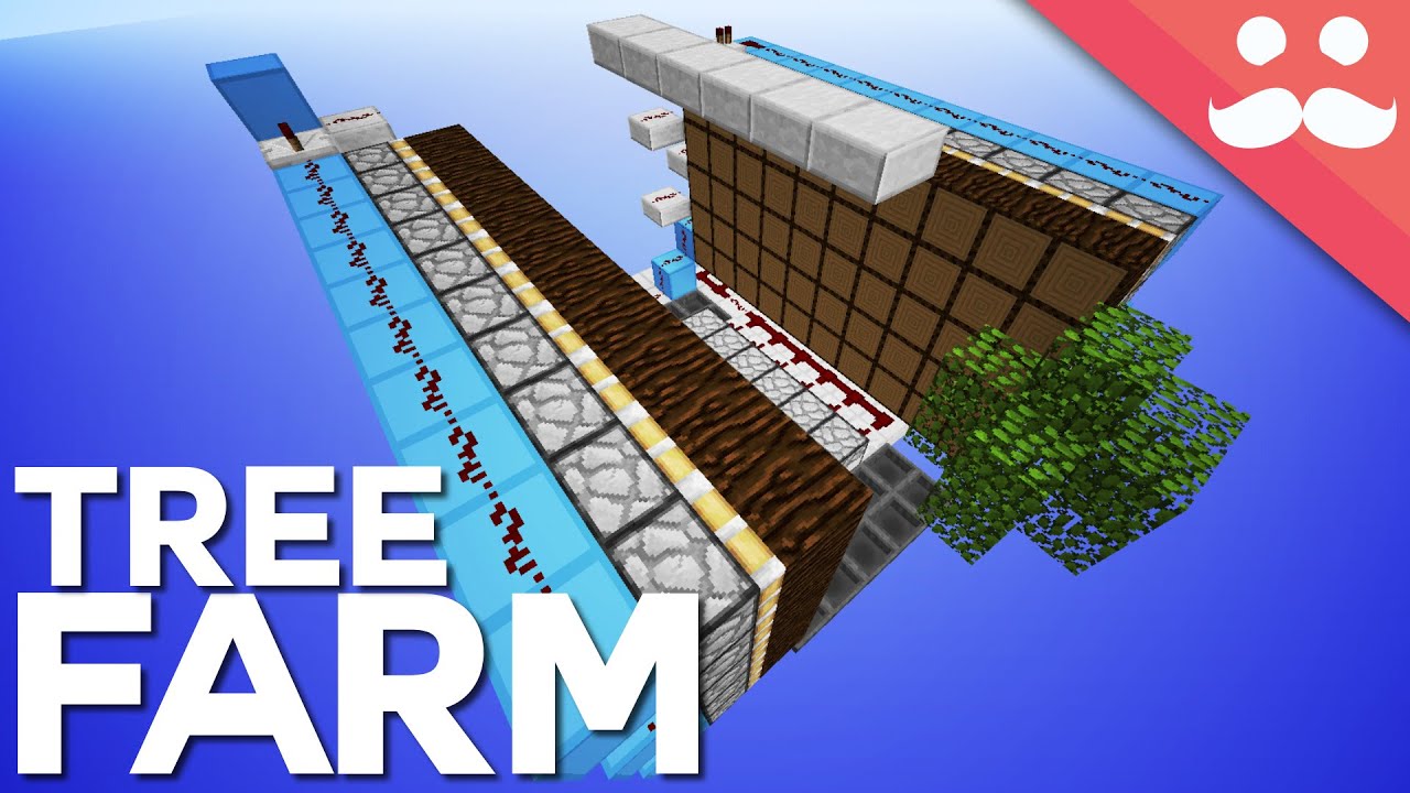Minecraft: High Efficiency Multi Tree Farm