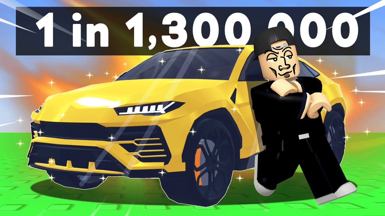 Spending Robux on RARE RNG Cars backdrop