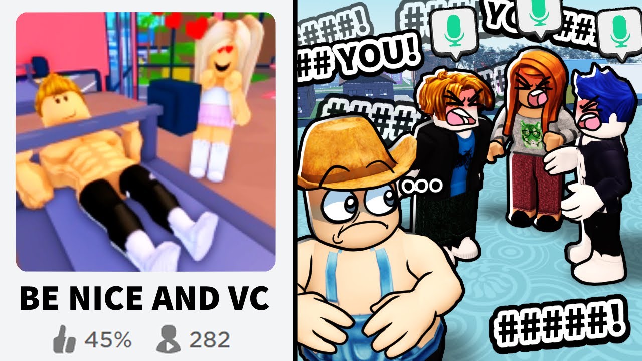 These Roblox games SHOULDNT have voice chat… background
