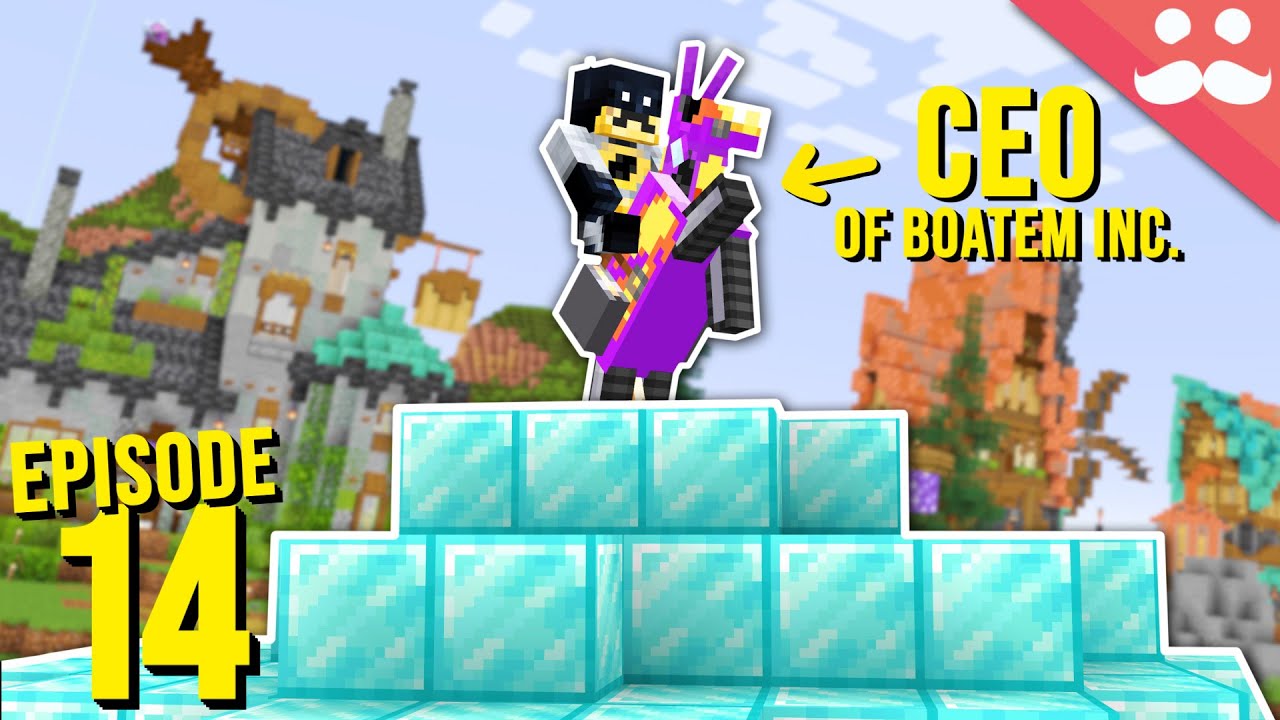 Hermitcraft 8: Episode 14 - BRUCE WAYNE OF BOATEM INC. background