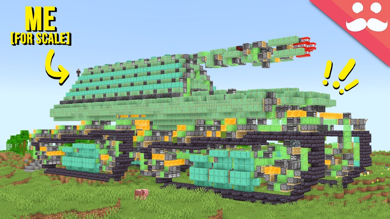 I made a Giant Tank in Minecraft