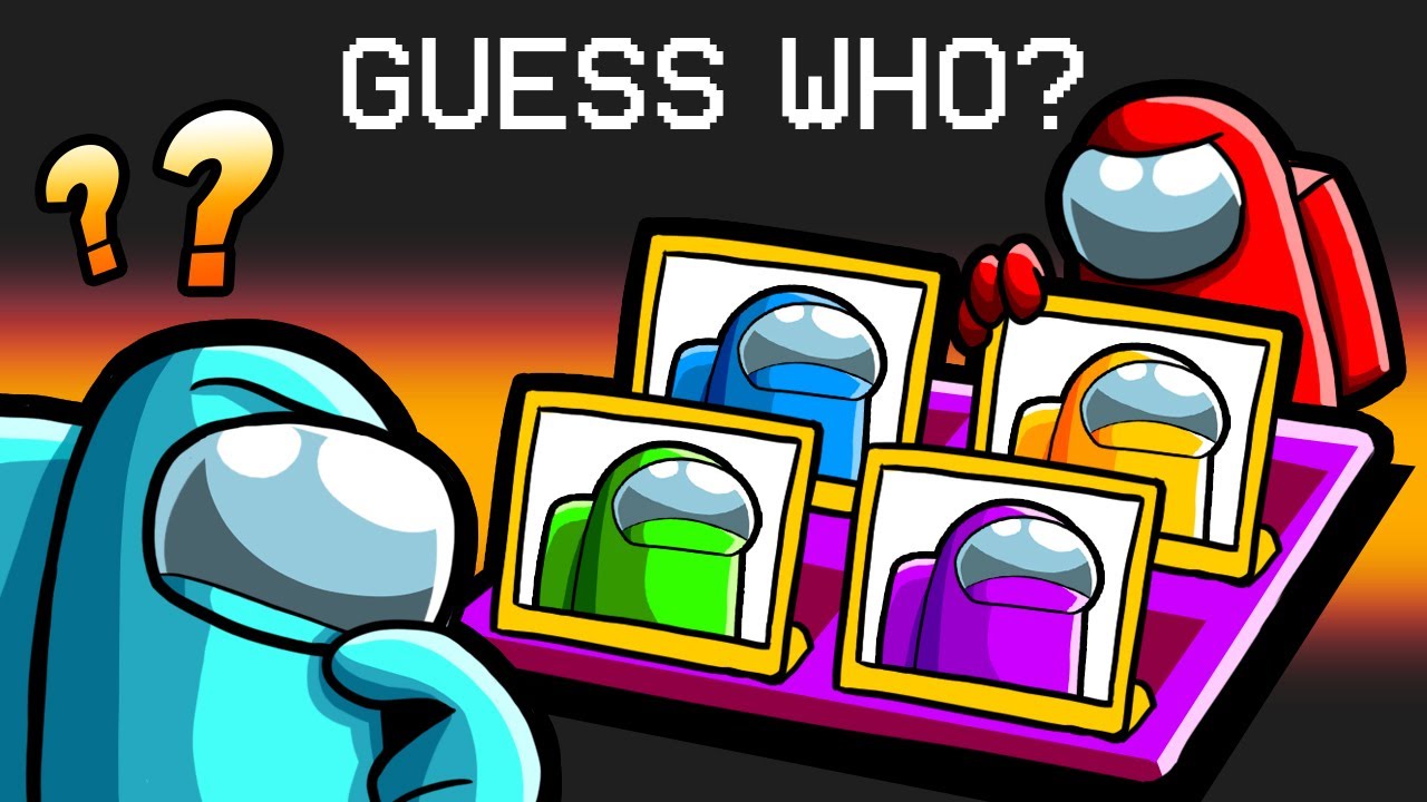 Guess Who in Among Us background