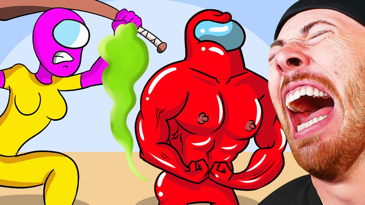 FUNNIEST AMONG US ANIMATIONS! (DO NOT LAUGH CHALLENGE)