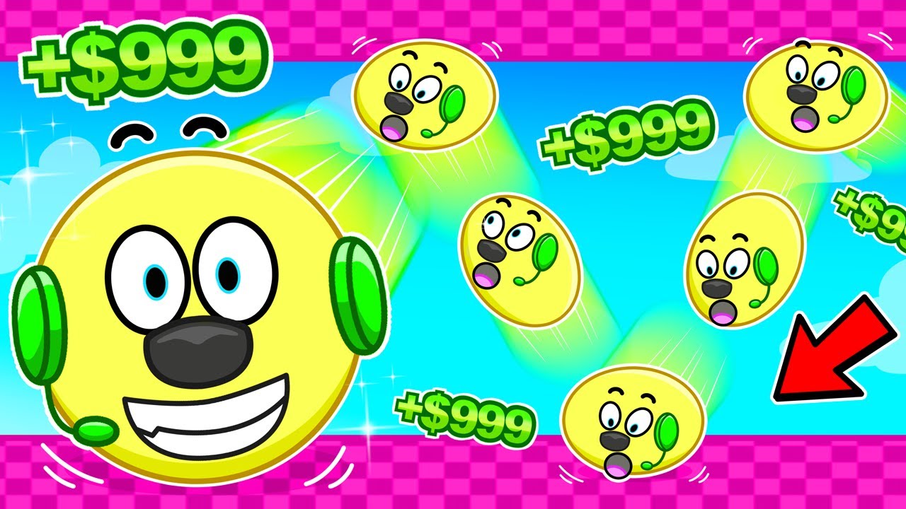 Making INFINITE CASH by BOUNCING BALLS?! background