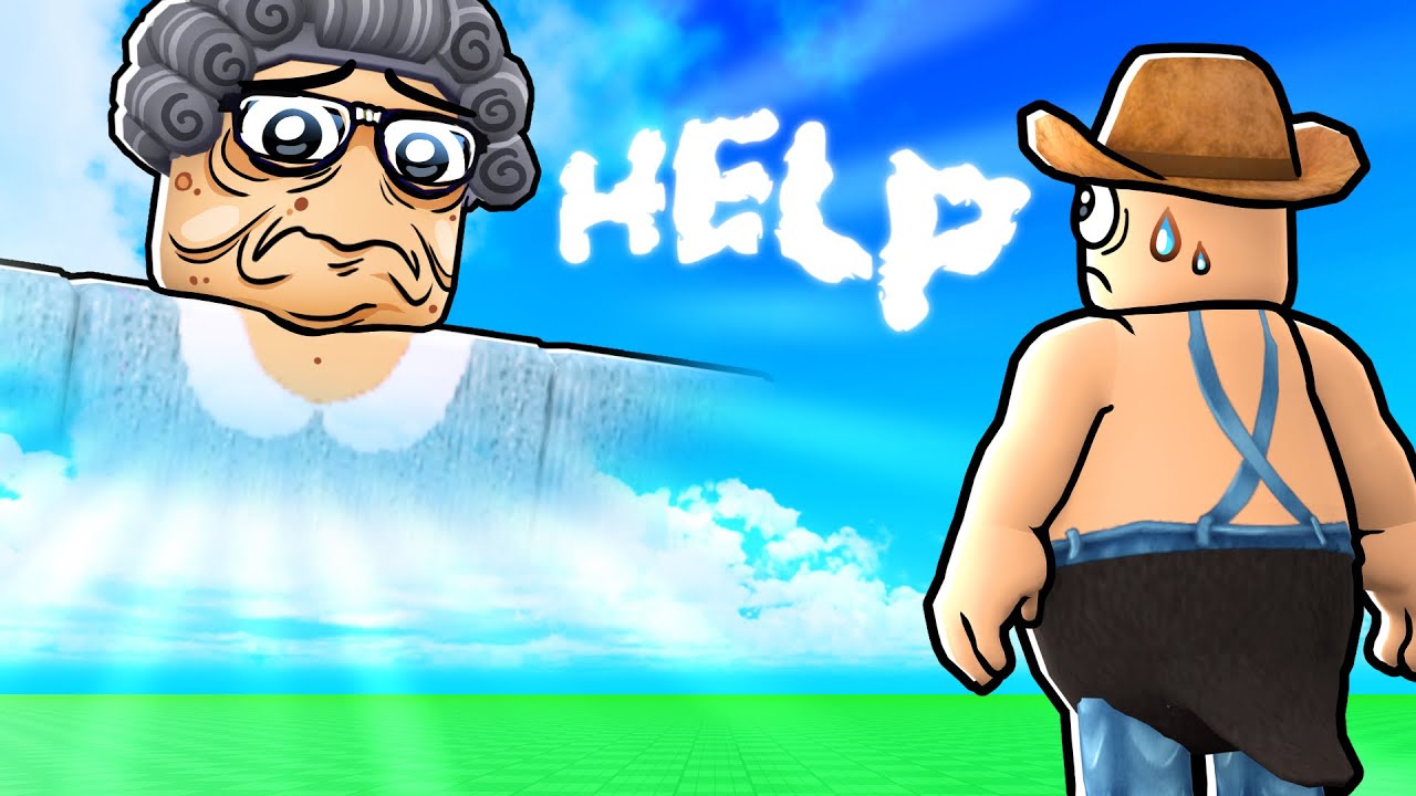 ROBLOX SAVE GRANDMA FROM HEAVEN background
