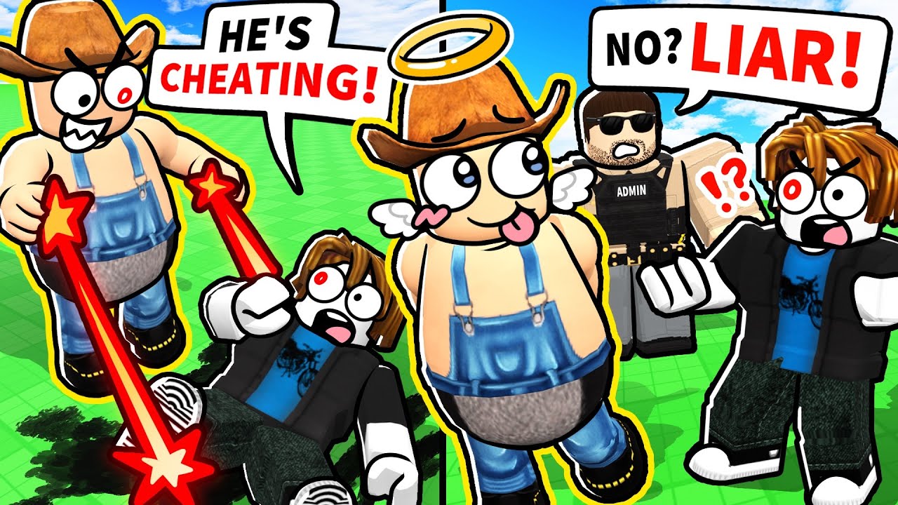 I hacked in front of ROBLOX ADMINS and got away with it background