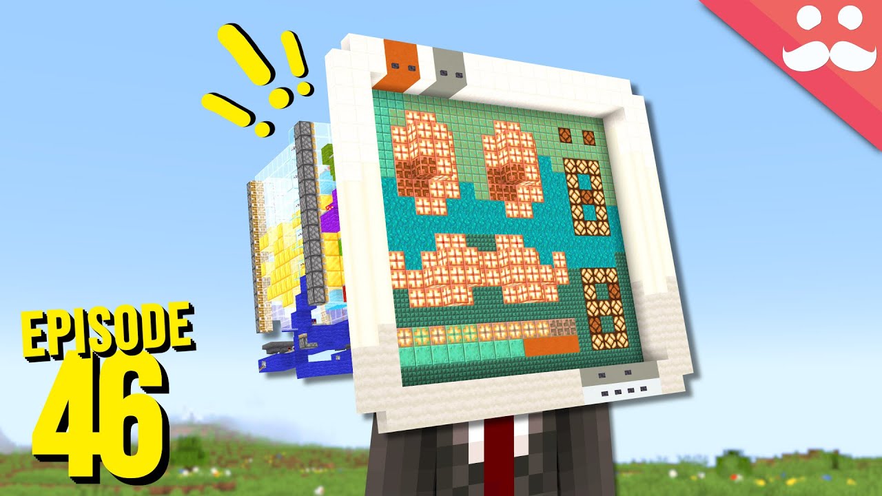 Hermitcraft 10: Episode 46 - MY BRAIN background