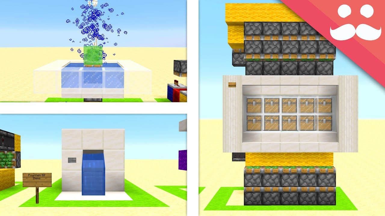 10 PRETTY REDSTONE Builds in Minecraft! background