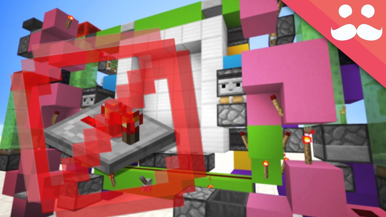 MINECRAFT CHALLENGE: Redstone WITH NO REPEATERS! background