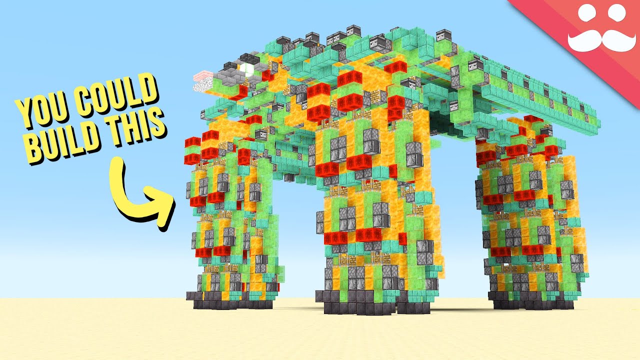 Giant Minecraft machines are embarrassingly simple background