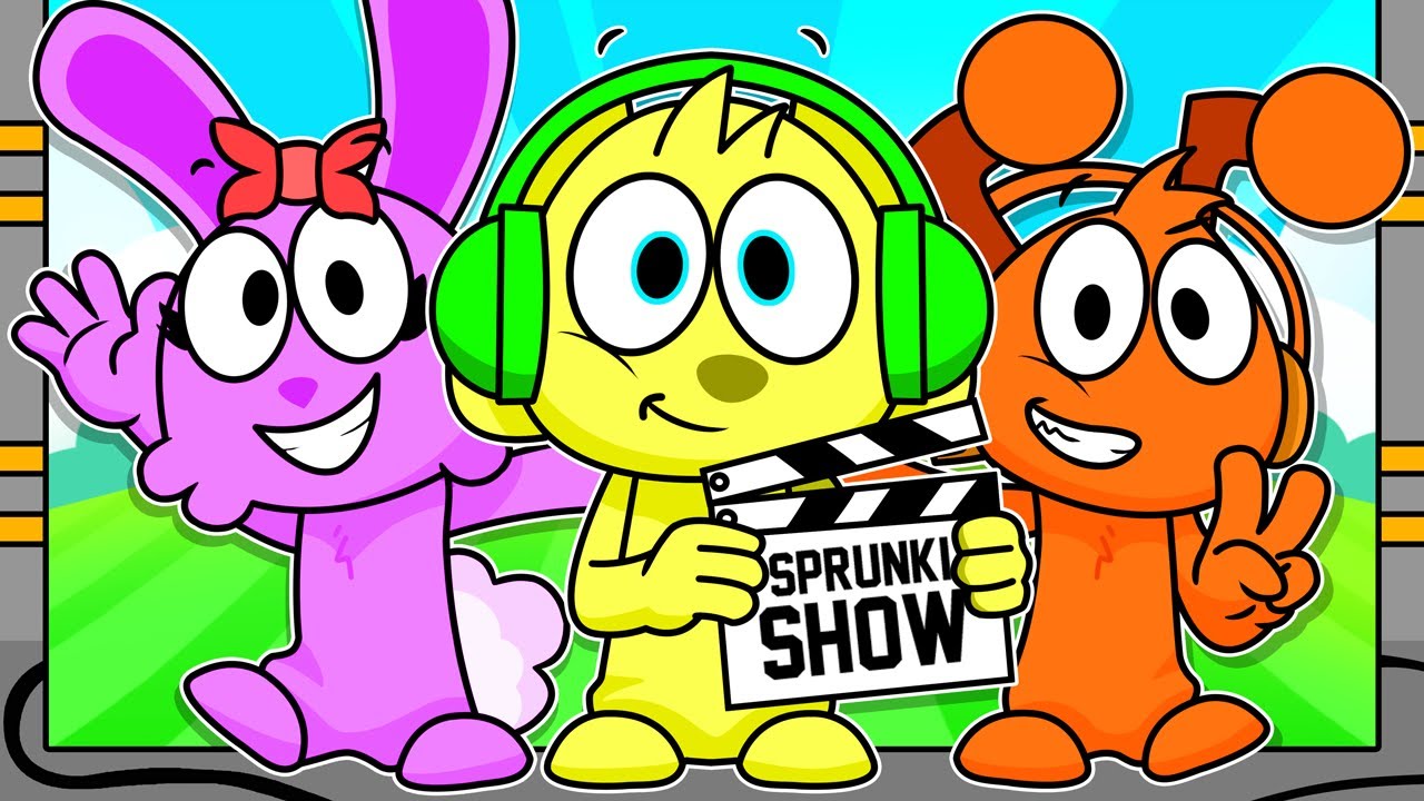 THE SPRUNKI TV SHOW..?? background