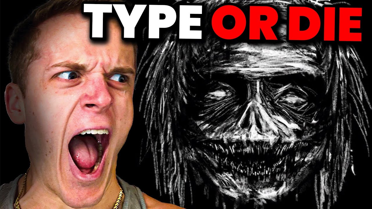 IF I DONT TYPE FAST ENOUGH I DIE. backdrop