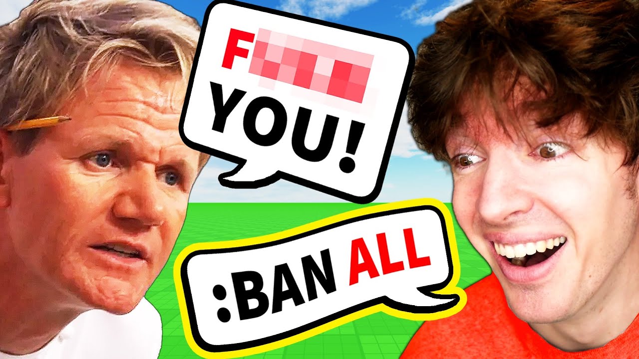 Using Roblox Admin to RUIN a celebrity’s game background