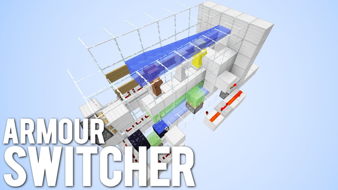 Minecraft: Slimeblock Multi Armour Stand Switcher! background