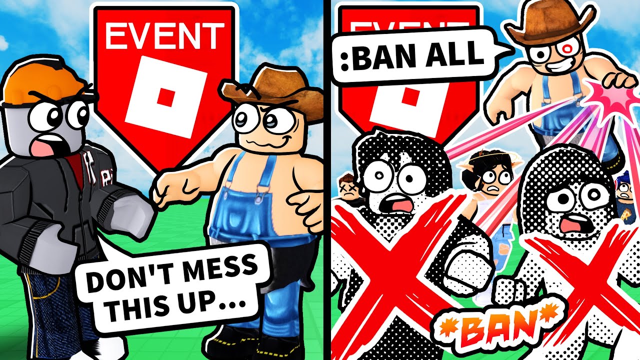 I admin abused at a ROBLOX EVENT background