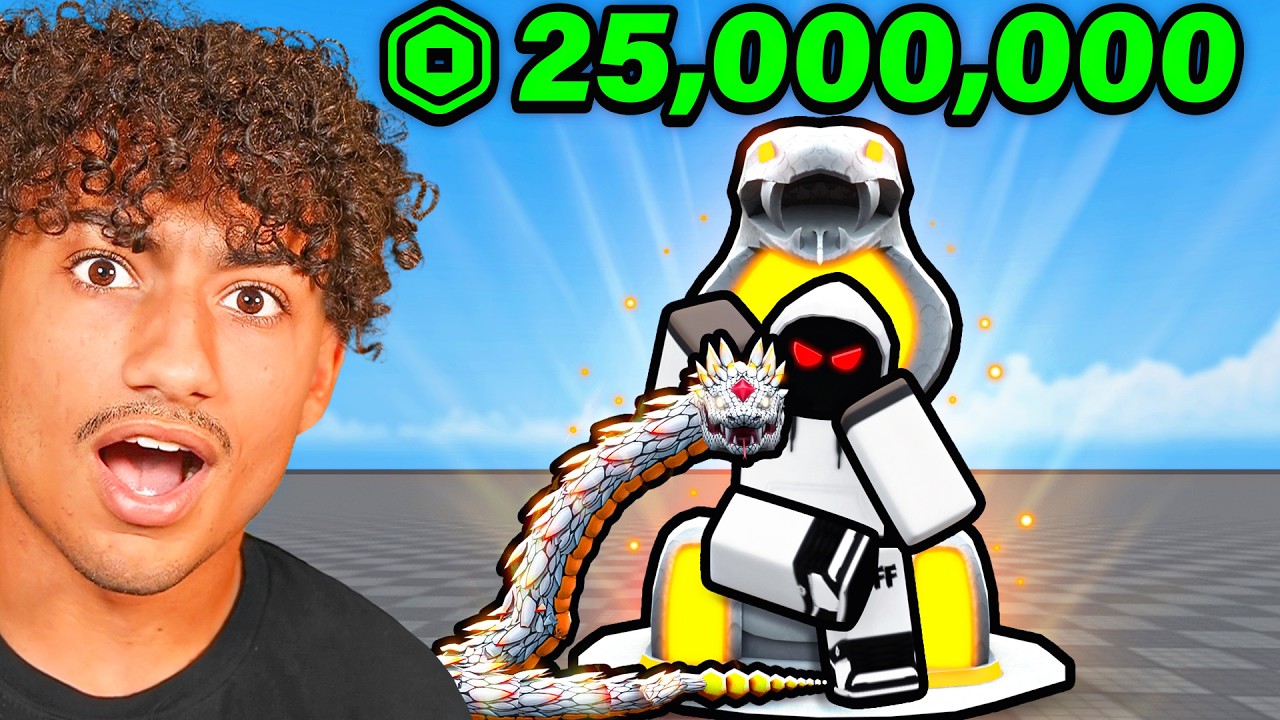 Spending $5,923,736 For The NEW SERPENT SWORD In Blade Ball.. background