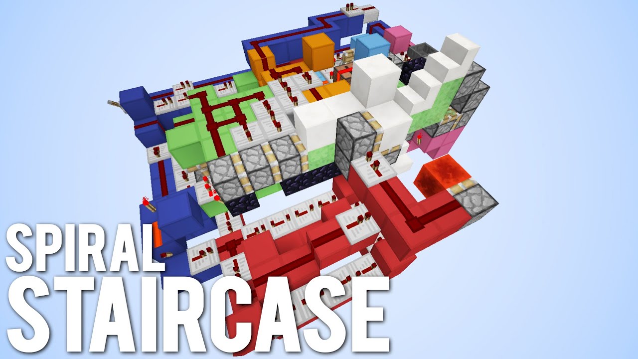 Minecraft: ULTIMATE Hidden Spiral Staircase!