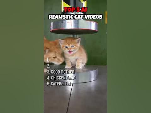 These AI Cat Videos Are TOO Real to Be Fake #sora #funny #ai #cat background