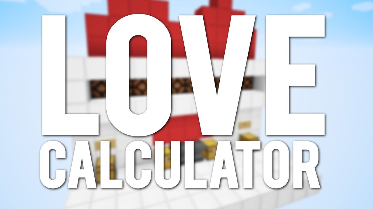 Minecraft: The Redstone Love Calculator