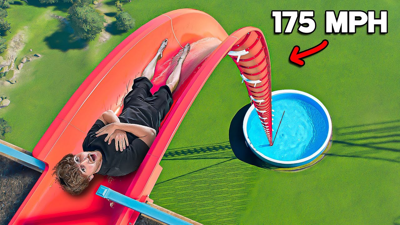 Building the TALLEST Waterslide in my Theme Park!