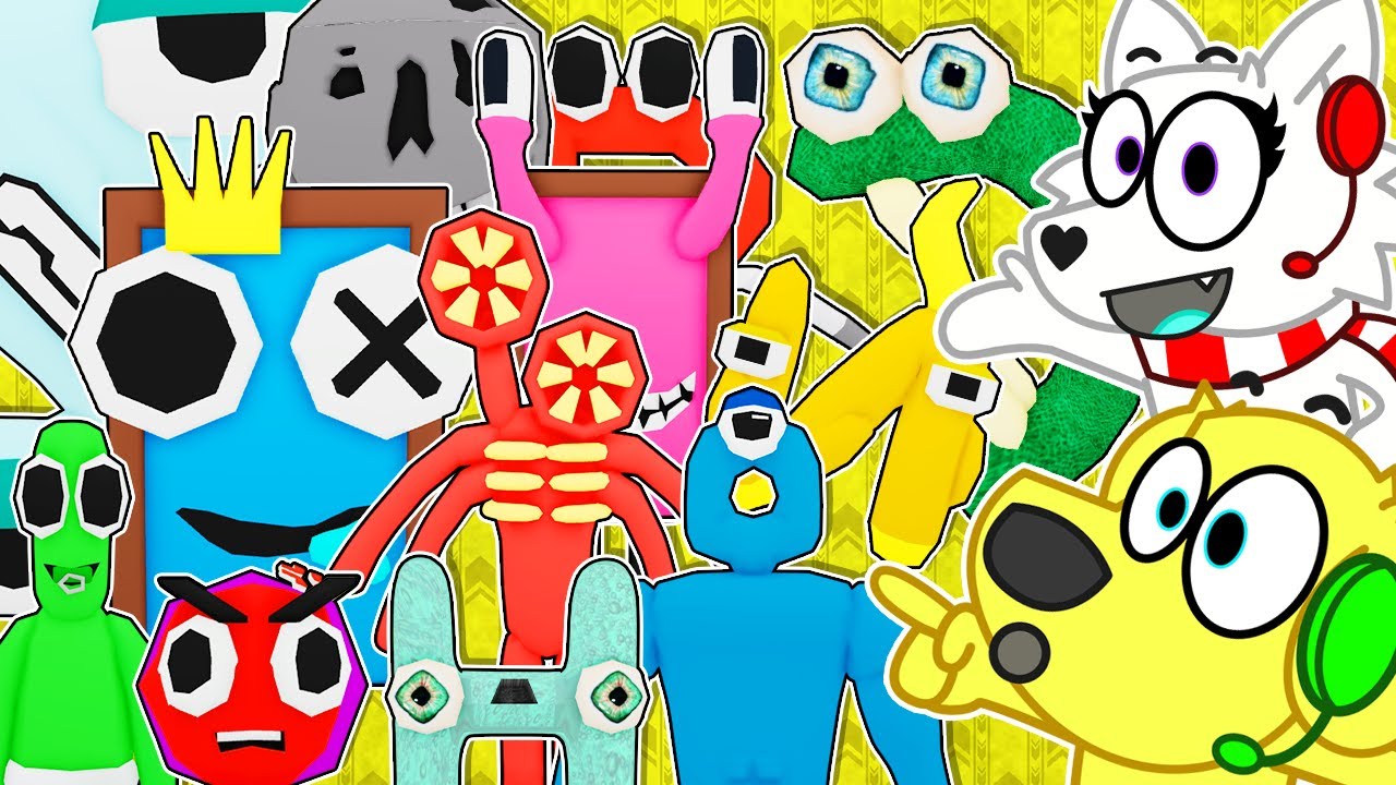 WE FOUND 100+ ROBLOX BACKROOMS MORPHS & Defeated the FINAL BOSS!! background