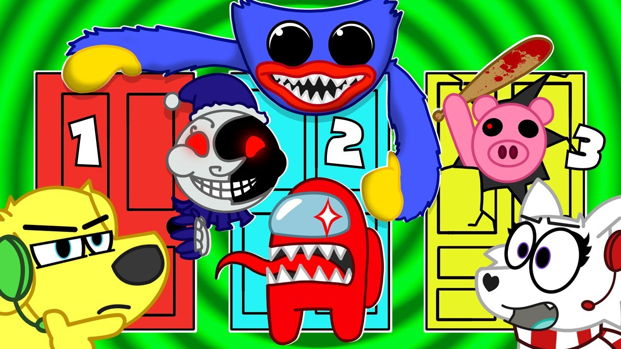 DON'T PICK THE WRONG DOOR! Roblox PICK A DOOR background